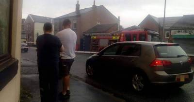 Three fire crews called to tackle blaze at chip shop in Wigan - www.manchestereveningnews.co.uk - Manchester