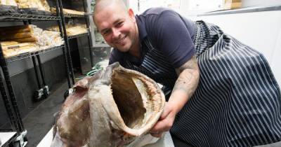 'It's a proper specimen': Fishmonger buys NINE FOOT whopper halibut weighing more than 21st - www.manchestereveningnews.co.uk - Scotland