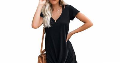 Look Good in This Casual T-Shirt Dress Without Even Trying - www.usmagazine.com