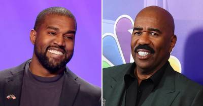 Kanye West Hangs Out With Steve Harvey After Family Drama and Public Antics - www.usmagazine.com - Atlanta