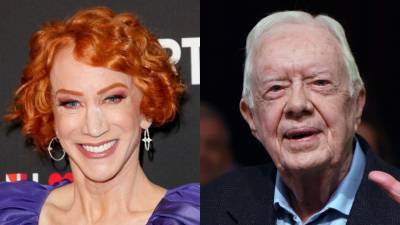 Kathy Griffin Calls Former President Jimmy Carter 'My Boyfriend' After Moving DNC Speech - www.etonline.com - USA