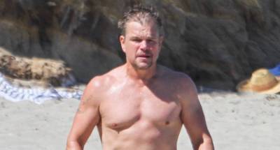 Matt Damon Shows Off His Fit Physique During Day at the Beach - www.justjared.com - Malibu