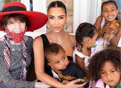 Kim Kardashian puts on brave face at grandmother’s birthday without Kanye - evoke.ie