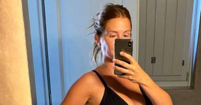 Millie Mackintosh says she's 'okay with not having a flat stomach' as she stuns in swimwear three months after giving birth - www.ok.co.uk - Taylor - Chelsea - city Santorini