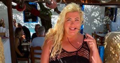 Gemma Collins goes topless in sultry snap while posing in the pool during holiday in Greece - www.ok.co.uk - county Collin - Greece