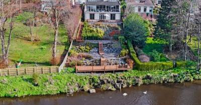 Luxury home that towers over the River Clyde comes with its own hot tub and cinema - www.dailyrecord.co.uk