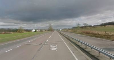 Woman in hospital after 'object smashed through car windscreen' before crash on A90 - www.dailyrecord.co.uk - Scotland