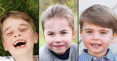 Duchess Kate and Prince William’s Kids’ Birthday Portraits Over the Years - www.usmagazine.com