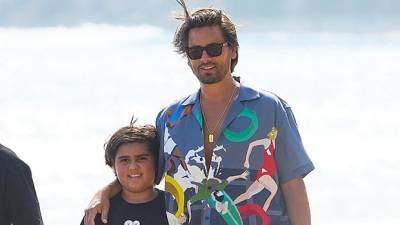 Scott Disick Bonds With Son Mason, 10, With A Beach Stroll In Malibu — See Pic - hollywoodlife.com - Malibu