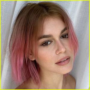 Kaia Gerber Shows Off Her New 'Punk' Pink Hair! - www.justjared.com