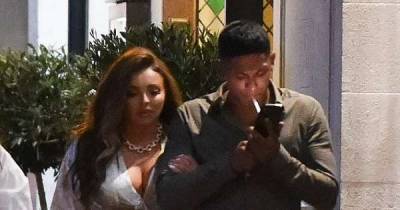 Jesy Nelson and Sean Sagar cosy up as they head out on a date night - www.msn.com - Jordan