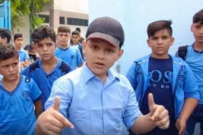 Video of 11-year-old Palestinian boy rapping in English goes viral - nypost.com - Britain - Israel - Palestine