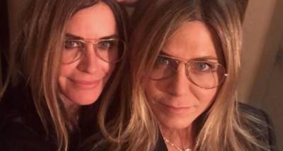 Courtney Cox embraces her inner Monica Geller while playing pool with Friends co star Jennifer Aniston; Watch - www.pinkvilla.com