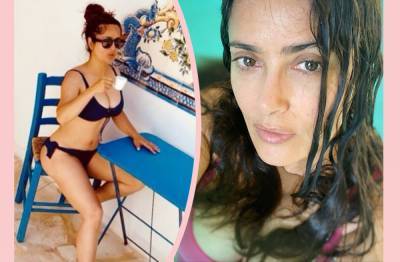 53-Year-Old Salma Hayek Looks JAW DROPPING In A Bikini! - perezhilton.com - USA - Greece