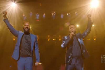 John Legend and Common perform ‘Glory’ at DNC in honor of John Lewis - nypost.com - state Maryland