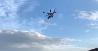 Couple airlifted to hospital after trying to rescue dog at Scots beach - www.dailyrecord.co.uk - Scotland