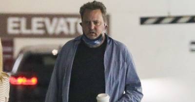 Friends star Matthew Perry looks downcast as he steps out two months after 'splitting' from girlfriend - www.ok.co.uk - USA