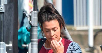 Kym Marsh pictured in her first major TV role since leaving Corrie - www.manchestereveningnews.co.uk - Britain