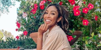 Tayshia Adams Was Spotted on 'The Bachelorette' Set for the First Time - www.cosmopolitan.com