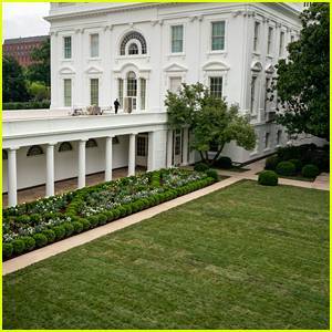 Melania Trump Renovated the White House's Rose Garden & These Photos Reveal the New Look - www.justjared.com