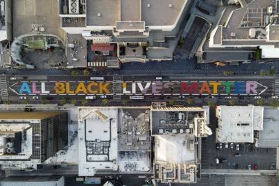 Los Angeles To Make Black Lives Matter Mural On Hollywood Boulevard Permanent - deadline.com - Los Angeles - Los Angeles