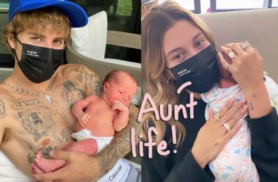 Justin & Hailey Bieber Are The Cutest Aunt & Uncle EVER! See New Baby Pics HERE! - perezhilton.com