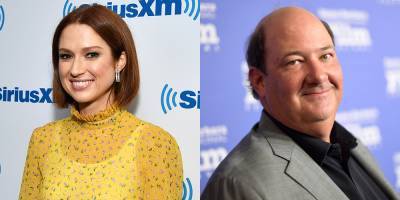 The Office's Brian Baumgartner Pitched This Relationship To Writers But It Never Happened - www.justjared.com