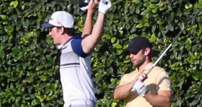 Chace Crawford & Miles Teller Play Round of Golf Together! - www.justjared.com - city Glendale