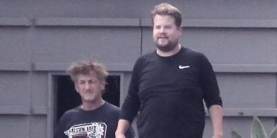 Sean Penn Hangs Out By The Beach With James Corden - www.justjared.com - Malibu - Indiana - George