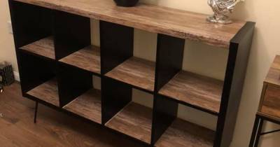 Mum transforms IKEA storage unit into classy sideboard for £30 - www.dailyrecord.co.uk