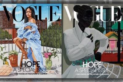 ‘Vogue’ September Issue Covers Inspire ‘Hope’ With Special Paintings - etcanada.com - Jordan - city Marshall
