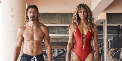 Halle Berry Wears a 'Baywatch'-Inspired Red One-Piece to the Beach - www.marieclaire.com