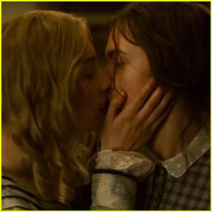 Kate Winslet & Saoirse Ronan Kiss in 'Ammonite' Trailer - Watch Now! - www.justjared.com