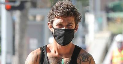 Shia LaBeouf Is Looking So Muscular in His Tank Top - www.justjared.com - city Pasadena