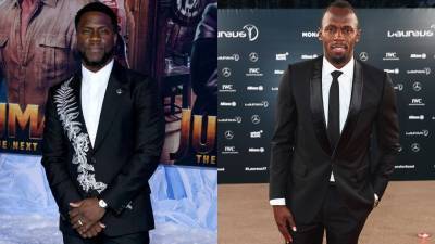 Kevin Hart Reacts to His Photo Being Used for Usain Bolt Social Media Post - www.etonline.com - county Hart - Jamaica