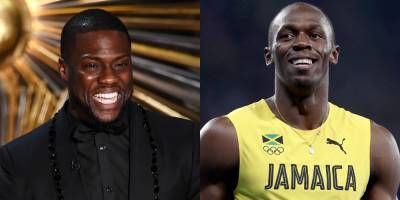 Kevin Hart Reacts to Being Mistaken for Usain Bolt in Social Media Post - www.justjared.com