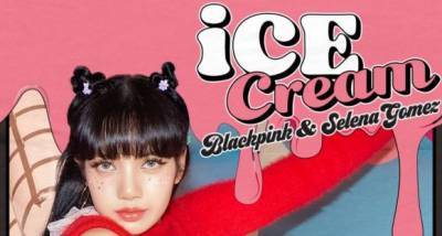 BLACKPINK x Selena Gomez Ice Cream D2 Poster: Lisa looks RED HOT flaunting colourful freckles and space buns - www.pinkvilla.com