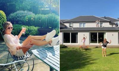 Amanda Holden films inside incredible garden at Surrey mansion - hellomagazine.com - Britain