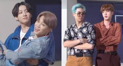 BTS Dynamite MV Shoot: Jungkook picks Jimin up, J Hope wants to tear off his clothes and Namjoon & Jin bicker - www.pinkvilla.com