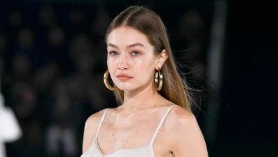 Gigi Hadid Cradles Growing Baby Bump In Gorgeous Maternity Shoot: ‘Growin’ An Angel’ — See Pics - hollywoodlife.com