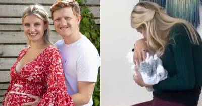 Coronation Street star Sam Aston's wife Briony does yoga with two week old baby son in stunning video - www.ok.co.uk