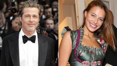 Brad Pitt and German Model Nicole Poturalski Spotted Together in France - www.etonline.com - France - USA - Germany - county Charles - county Pitt