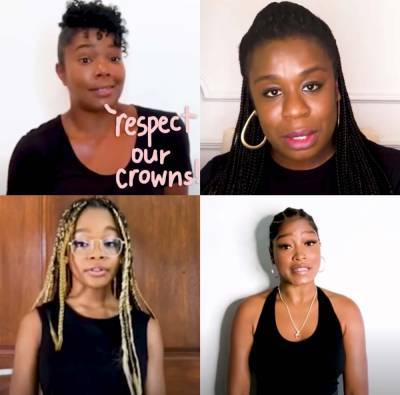 Gabrielle Union, Keke Palmer & More Black Actresses Get Real About Hair Discrimination! Watch! - perezhilton.com