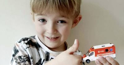 Boy, five, saves coma mum's life by calling number on his toy ambulance - www.dailyrecord.co.uk