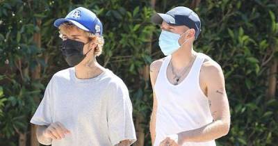 Justin Bieber takes Harry Hudson to lunch at Soho House in Malibu - www.msn.com - Malibu