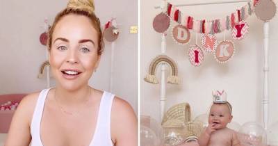 Lydia Bright holds sweet birthday celebration for daughter Loretta as she turns six months old - www.ok.co.uk