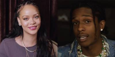 Rihanna & A$AP Rocky Talk to Each Other About Skincare & Beauty - Watch! (Video) - www.justjared.com