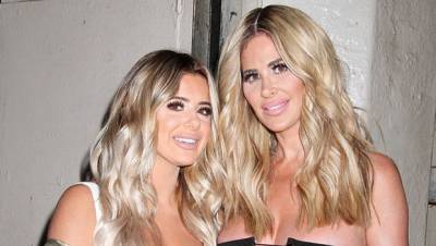 Kim Zolciak Claps Back After Hater Claims She Daughters Brielle Ariana Have Fake Teeth — Watch - hollywoodlife.com