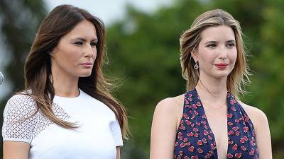 Melania Trump Seemingly Shades Ivanka With Side Eye At RNC Twitter Is Living For It — Watch - hollywoodlife.com