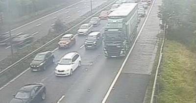 Two people suffer serious injuries in M6 crash involving car and lorry - www.manchestereveningnews.co.uk
